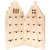 Advent calendar "House", hinged
