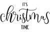 BUTTERER Stempel "It's christmas time"