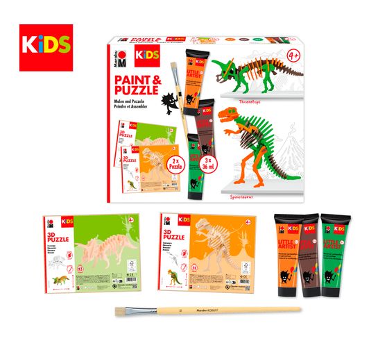 Marabu KiDS Little Artist Paint& Puzzel "Dinos"