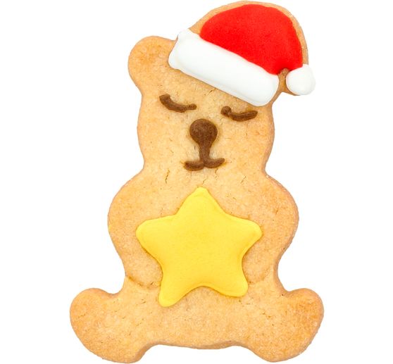 Koekjessnijder "Kerstmis teddybeer"