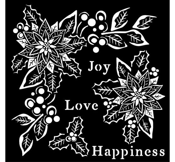 Sjabloon "Joy, Love, Happiness"