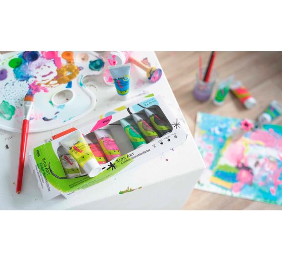 KREUL Kids Art Artists' Paint for Children, 8 x 20 ml