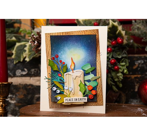 Sizzix Thinlits Ponssjabloon "Candleshop Colorize by Tim Holtz"