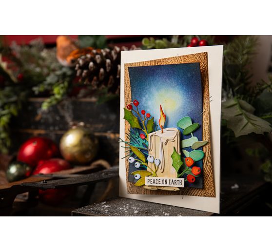 Sizzix Thinlits Ponssjabloon "Candleshop Colorize by Tim Holtz"