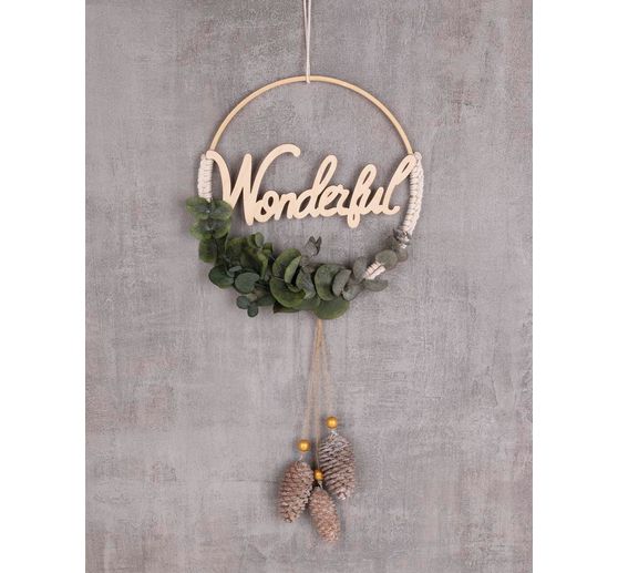 Holz-Schriftzüge "Magic-Love-Wonderful", 3er Set