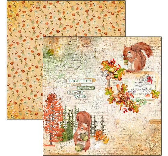 Scrapbook papier "Into the Wild"