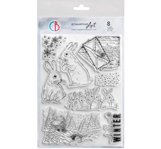 Siliconen stempel "Winter Journey", Arctic Adventure