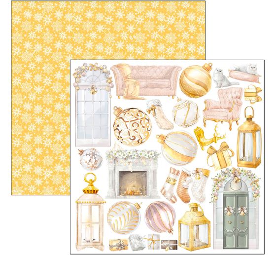 Scrapbook paper "Sparkling Christmas"