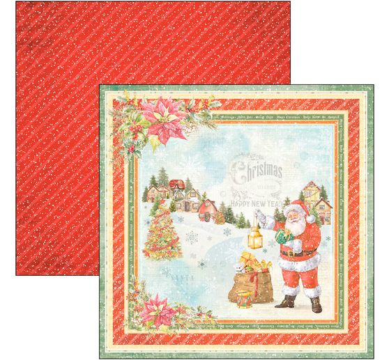 Scrapbook papier "Dear Santa"
