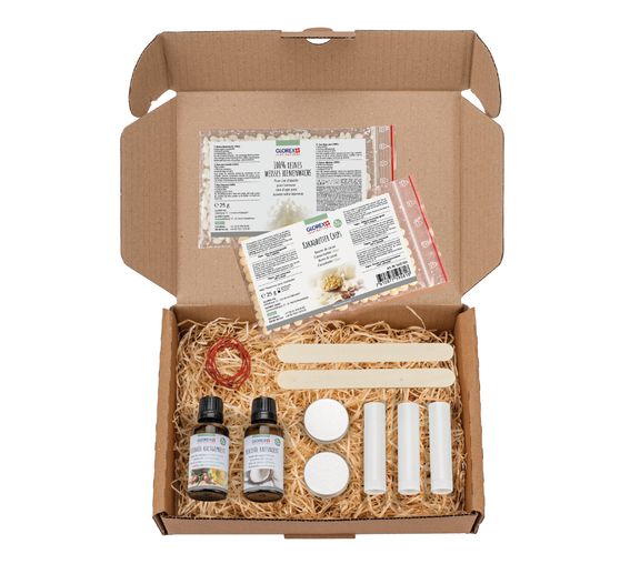 Natuurlijke cosmetica complete set "Lippenbalsem met jojoba-olie"