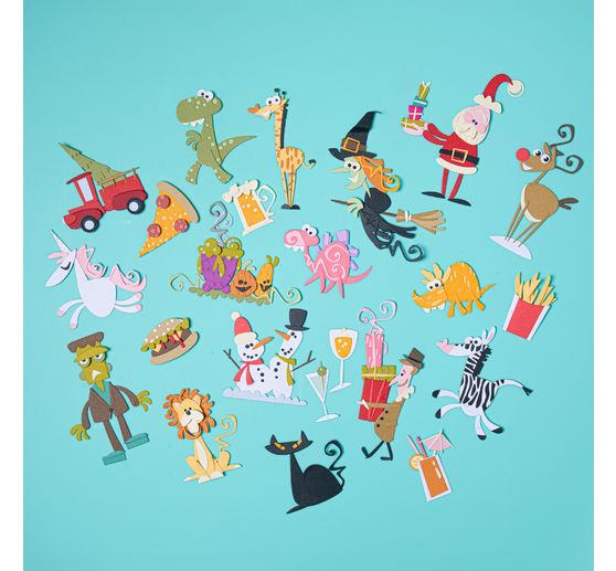 Sizzix Thinlits Stanzschablone "Infinite Doodles #1"
