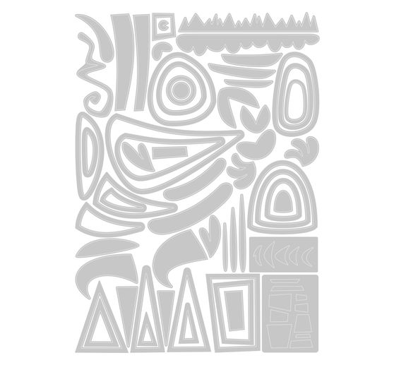 Sizzix Thinlits Stanzschablone "Infinite Doodles #1"