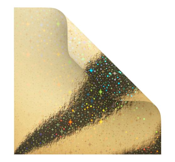 Vouwpapier "Holografie goud"