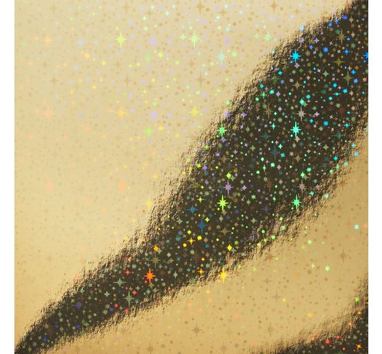 Vouwpapier "Holografie goud"