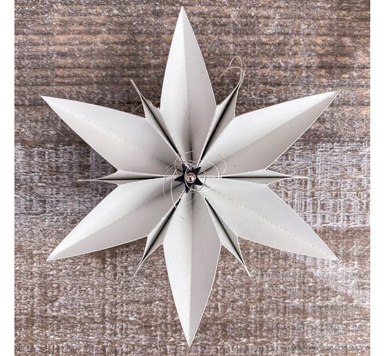 Punching template folding star "Medium"
