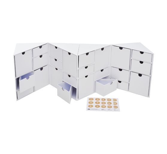 Mini-armoire pliante à 24 tiroirs