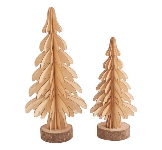 Décorations en bois à emboîter « Sapin »