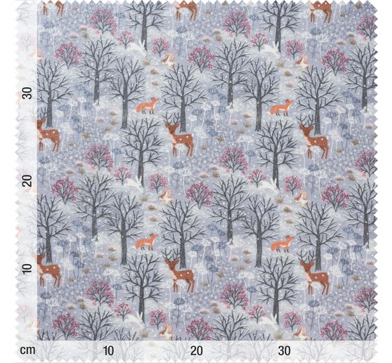 Tissu coton au mètre « Winter Wood »