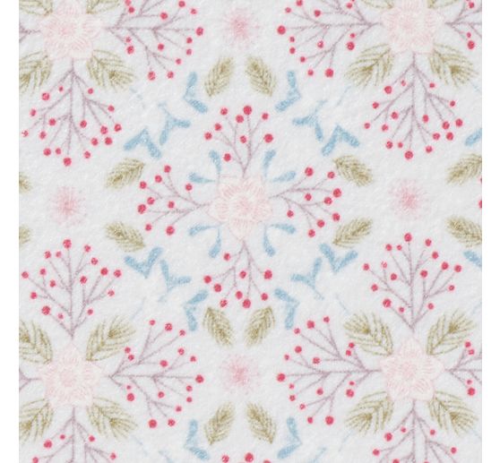 Sweat fabric "Bluebell Berries"