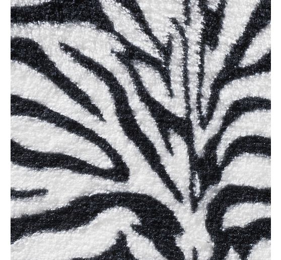 Fleece stof "Dierenbont Zebra"