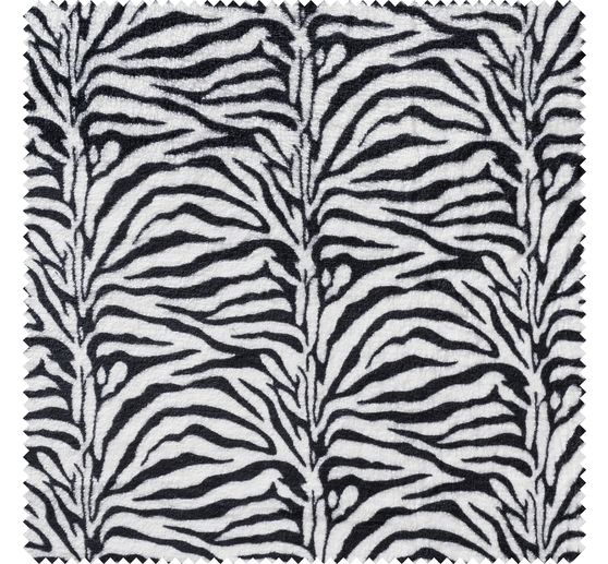 Fleece fabric "Animal fur Zebra"