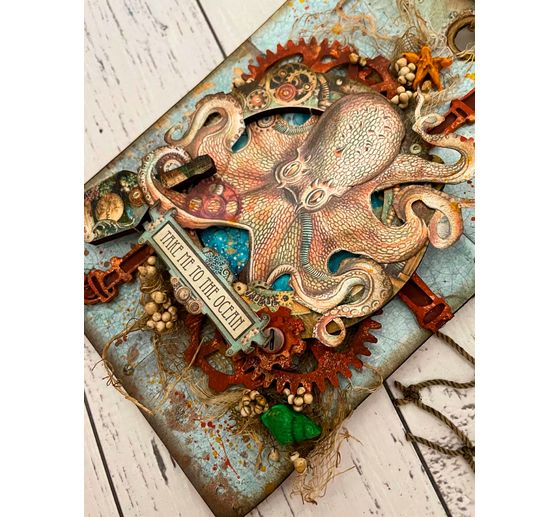 Scrapbook blok "Songs of the Sea - Backgrounds"
