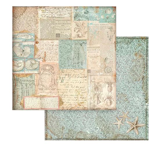 Scrapbook blok "Songs of the Sea - Backgrounds"
