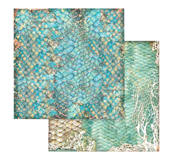 Scrapbook blok "Songs of the Sea - Backgrounds"