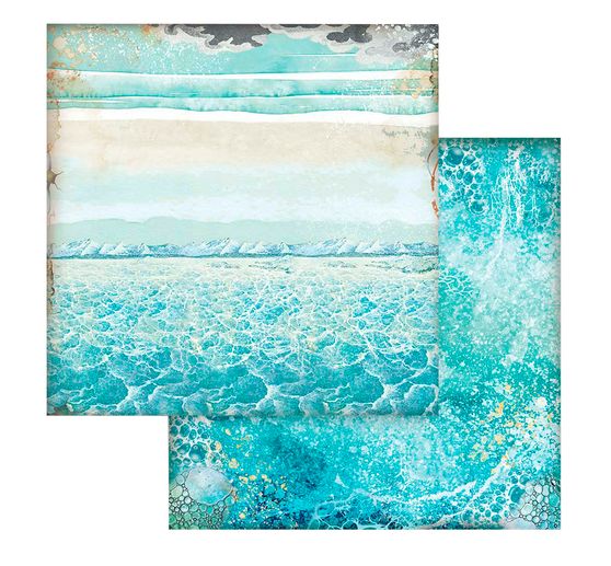 Scrapbook blok "Songs of the Sea - Backgrounds"