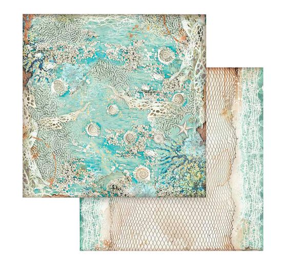 Scrapbook blok "Songs of the Sea - Backgrounds"