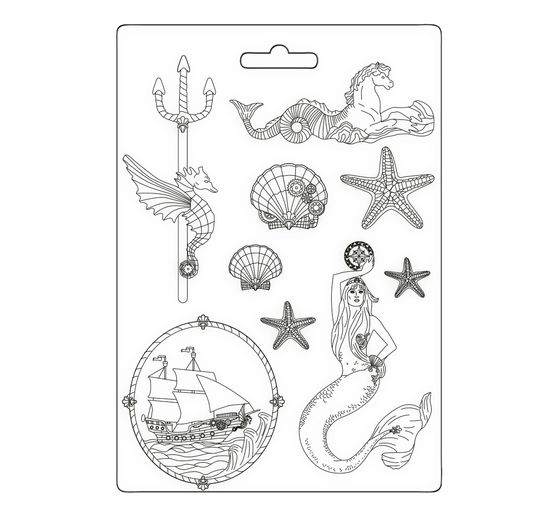 Gießform "Songs of the Sea - Mermaid"