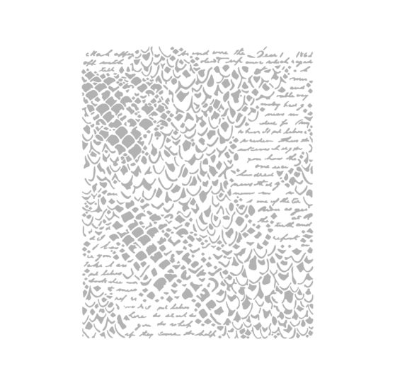 Pochoir « Songs of the Sea - Mermaid Scales »