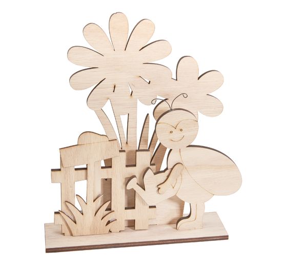 VBS Wooden building kit "Spring on the garden fence"