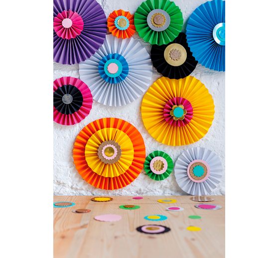 Assortiment gekleurd papier & fotokarton