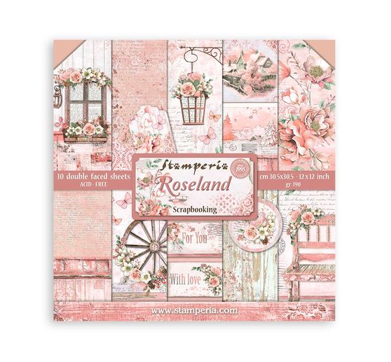 Scrapbook blok "Roseland"