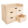 VBS Schreibtisch-Organizer Schubladenbox mit Ablage