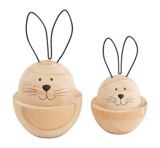 Lapins en bois VBS « Mopsy et Flopsy »