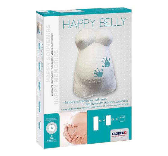 Gipsen buik vormset "Happy Belly"