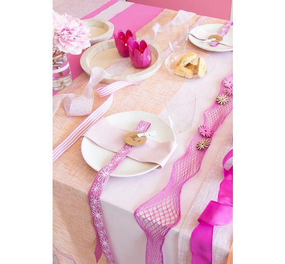 Ruban imprimé « Fleurs »