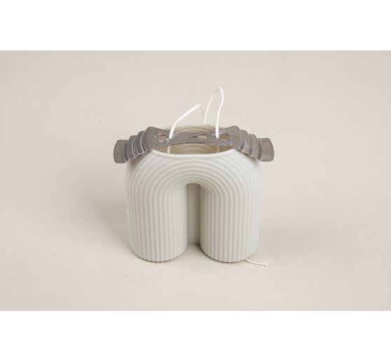 Silicone casting mould "Candle U-shape fluted"