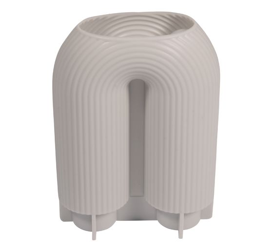 Moule en silicone « Vase cannelé en forme de U »