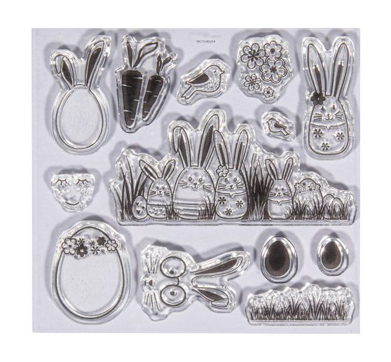 Clear Stamps "Konijn familie"