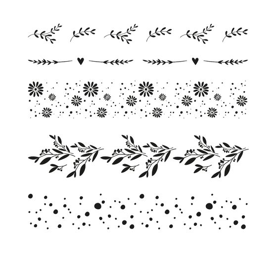 Clear Stamps "Blumenmotive"