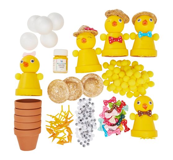 VBS Craft kit "Terracotta pot chicks"