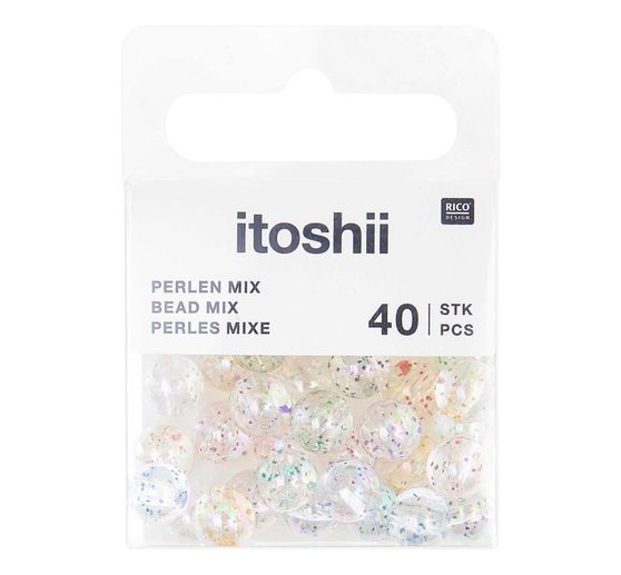 Assortiment de perles itoshii « Paillettes holographiques »