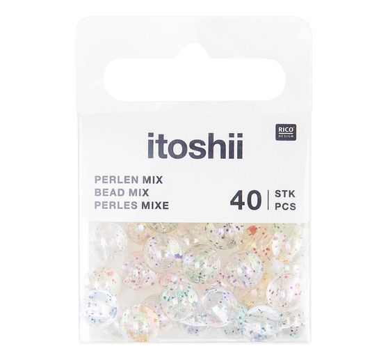 itoshii Kralen set "Glitter holografisch"