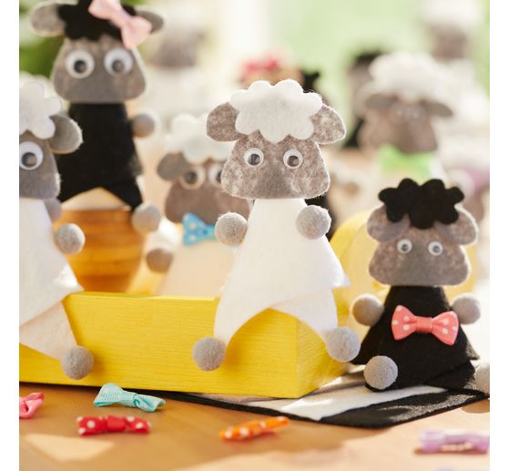 VBS Knutselkit "Schapen van vilt"