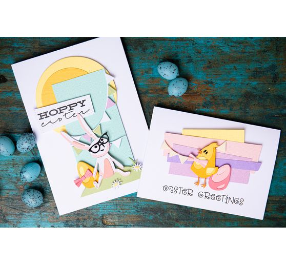 Sizzix Thinlits Punching template "Bunny + Chick by Tim Holtz"