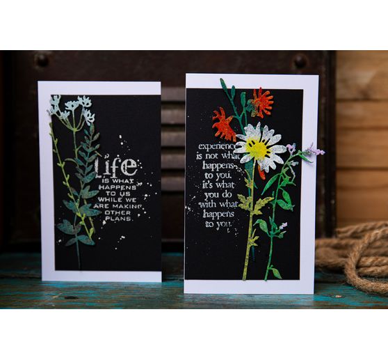 Sizzix Thinlits Stanzschablone "Wildflowers by Tim Holtz"