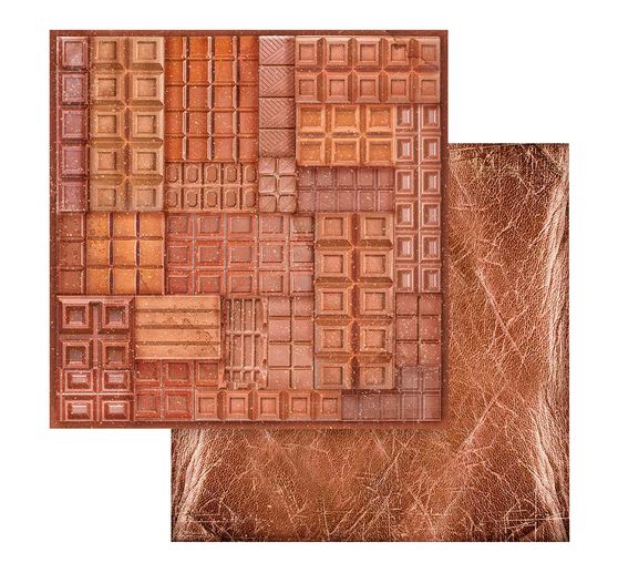 Scrapbook blok "Coffee and Chocolate - Backgrounds"